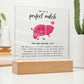 Liver Donor Perfect Match Acrylic Plaque