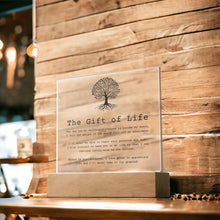 Load image into Gallery viewer, The Gift of Life — Organ Donor Acrylic Plaque
