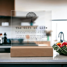 Load image into Gallery viewer, The Gift of Life — Organ Donor Acrylic Plaque
