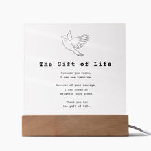 Load image into Gallery viewer, Gift of Life Poem Acrylic Plaque
