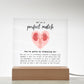 Kidney Donor Perfect Match Acrylic Plaque