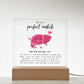 Liver Donor Perfect Match Acrylic Plaque