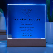 Load image into Gallery viewer, Gift of Life Poem Acrylic Plaque
