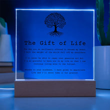 Load image into Gallery viewer, The Gift of Life — Organ Donor Acrylic Plaque
