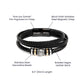 Transplant Survivor Men's Gratitude Bracelet