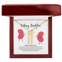 Load image into Gallery viewer, Kidney Buddies Personalized Vertical Name Necklace
