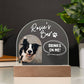 Custom Dog Acrylic Arch Open Bar Sign