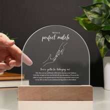 Load image into Gallery viewer, Kidney Donor Perfect Match Acrylic Plaque
