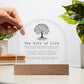 The Gift of Life Transplant Anniversary Acrylic Plaque