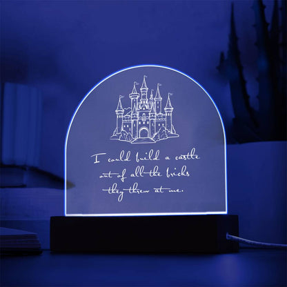 I could build a castle Acrylic Arch
