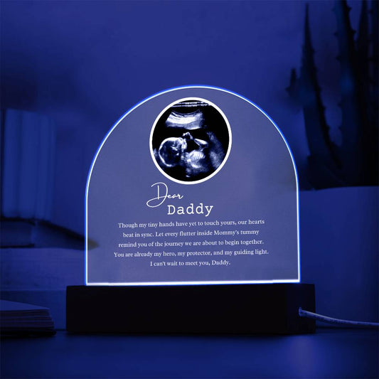 Dear Daddy Acrylic Arch