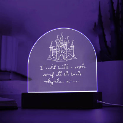 I could build a castle Acrylic Arch