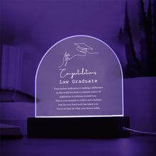 Load image into Gallery viewer, Law Graduate Acrylic Arch
