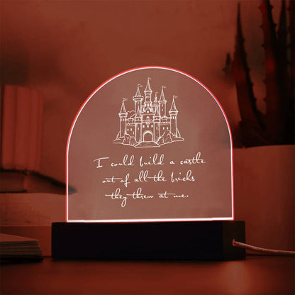 I could build a castle Acrylic Arch