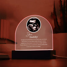 Load image into Gallery viewer, Dear Daddy Acrylic Arch
