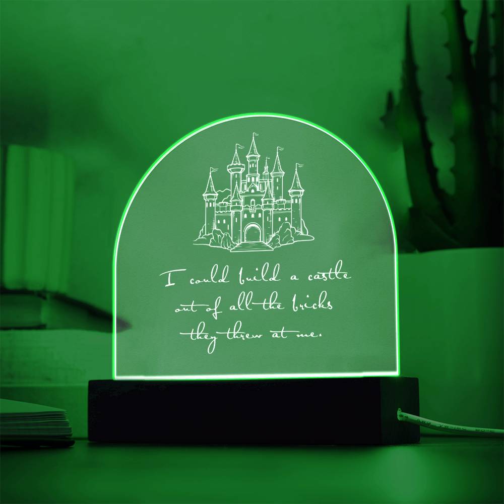 I could build a castle Acrylic Arch