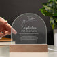 PHD Graduate Acrylic Arch