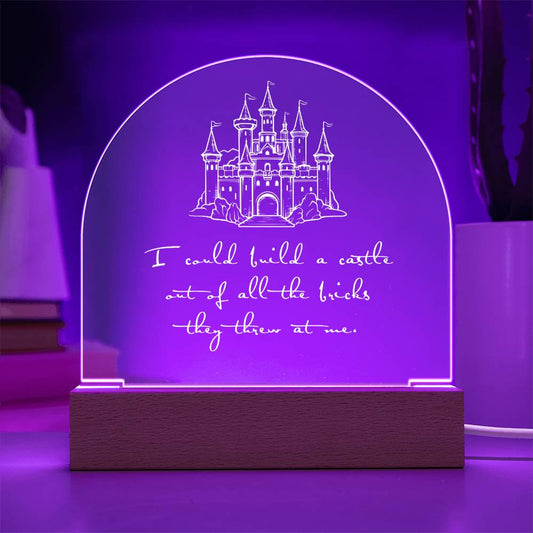 I could build a castle Acrylic Arch