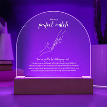 Load image into Gallery viewer, Kidney Donor Perfect Match Acrylic Plaque
