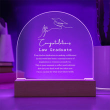 Load image into Gallery viewer, Law Graduate Acrylic Arch
