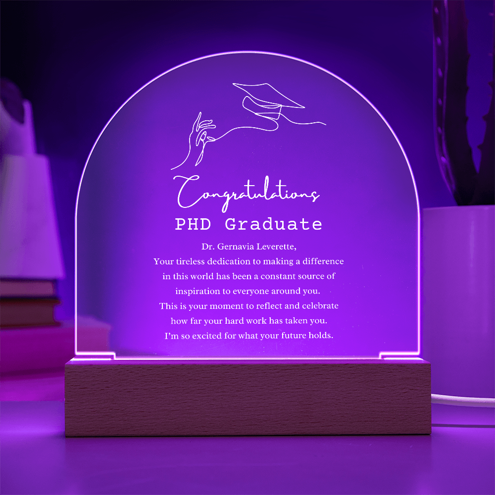 Custom PHD Graduate Arch