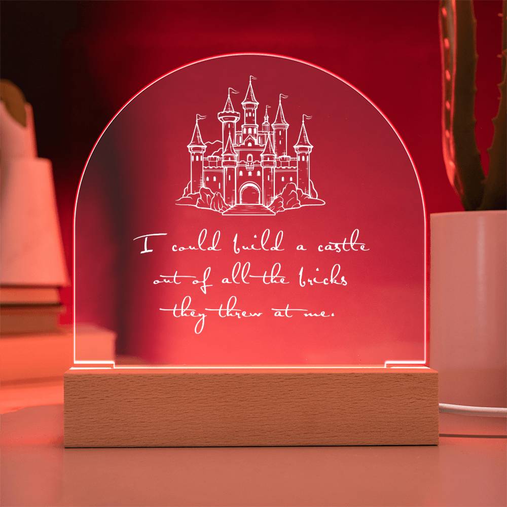 I could build a castle Acrylic Arch