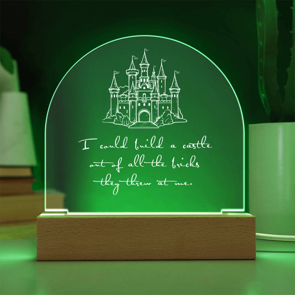 I could build a castle Acrylic Arch