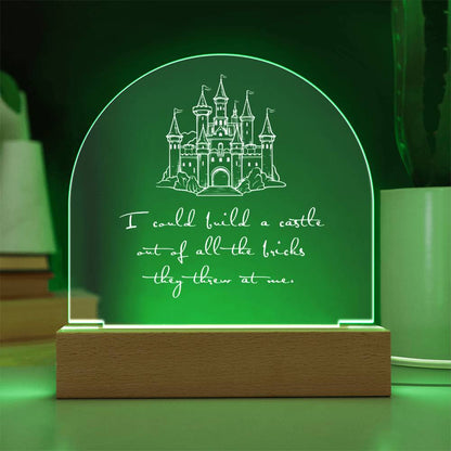 I could build a castle Acrylic Arch
