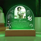 Personalized 16th Birthday Acrylic Arch
