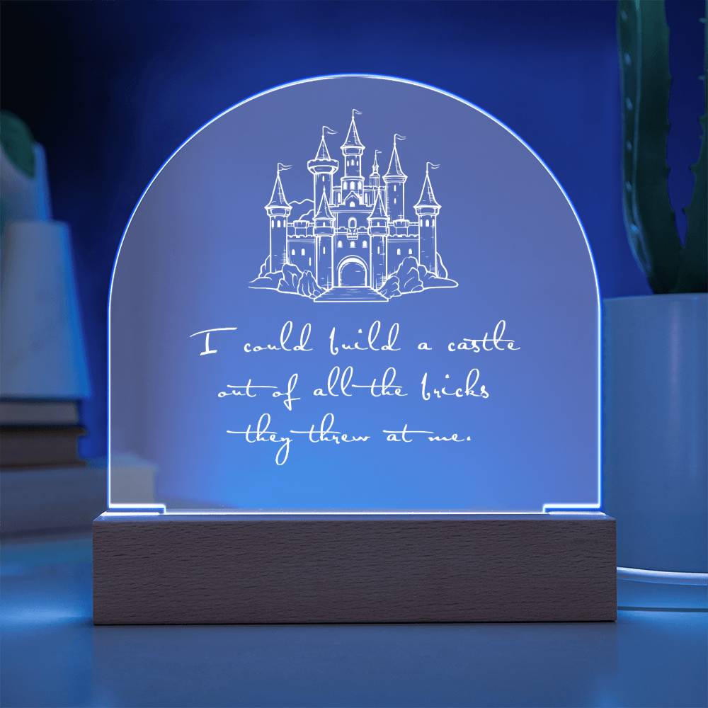 I could build a castle Acrylic Arch