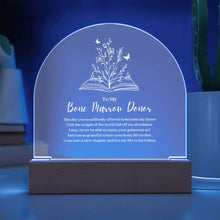 Load image into Gallery viewer, Bone Marrow Donor Acrylic Arch
