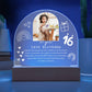 Personalized 16th Birthday Acrylic Arch