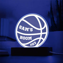 Load image into Gallery viewer, Custom Basketball LED Night Light
