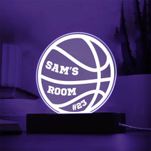 Load image into Gallery viewer, Custom Basketball LED Night Light
