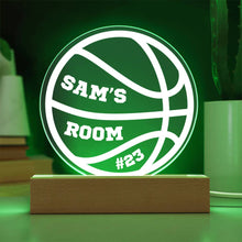 Load image into Gallery viewer, Custom Basketball LED Night Light
