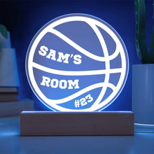 Load image into Gallery viewer, Custom Basketball LED Night Light
