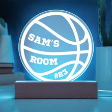 Load image into Gallery viewer, Custom Basketball LED Night Light
