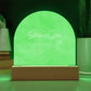 Engraved Acrylic Arch Template