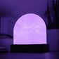 Engraved Acrylic Arch Template