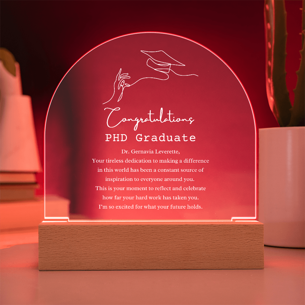 Custom PHD Graduate Arch