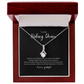 Kidney Donor Ribbon Pendant Necklace