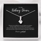 ShineOn Fulfillment Jewelry Kidney Donor Ribbon Pendant Necklace