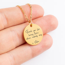 Load image into Gallery viewer, Kidney Donor Custom Message Necklace
