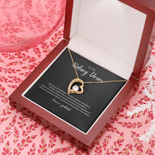 Load image into Gallery viewer, Kidney Donor Forever Grateful Heart Pendant Necklace
