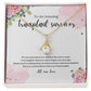 Transplant Survivor Ribbon Pendant Necklace