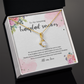 Transplant Survivor Ribbon Pendant Necklace