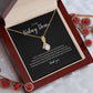 Kidney Donor Ribbon Pendant Necklace