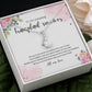 Transplant Survivor Ribbon Pendant Necklace