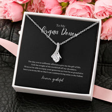 Load image into Gallery viewer, Organ Donor Ribbon Pendant Necklace

