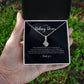 Kidney Donor Ribbon Pendant Necklace